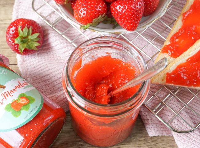 Erdbeermarmelade selber machen Erdbeermarmelade selber machen