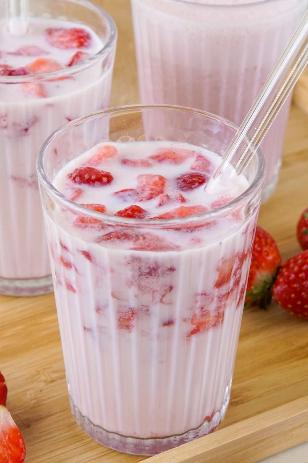 Erdbeermilch selber machen