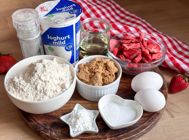 Erdbeermuffins mit Joghurt