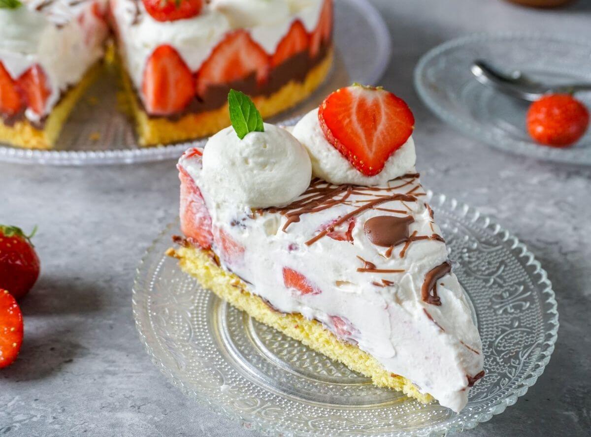 Erdbeertorte mit Mascarpone Erdbeertorte mit Mascarpone