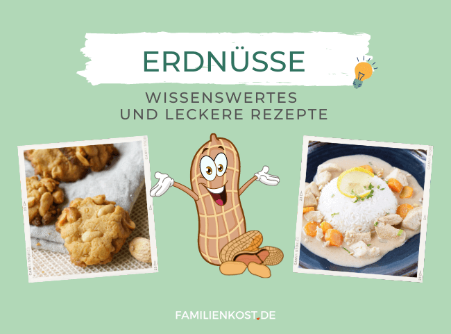 Erdnüsse: Wissenswertes & Rezepte für Familien