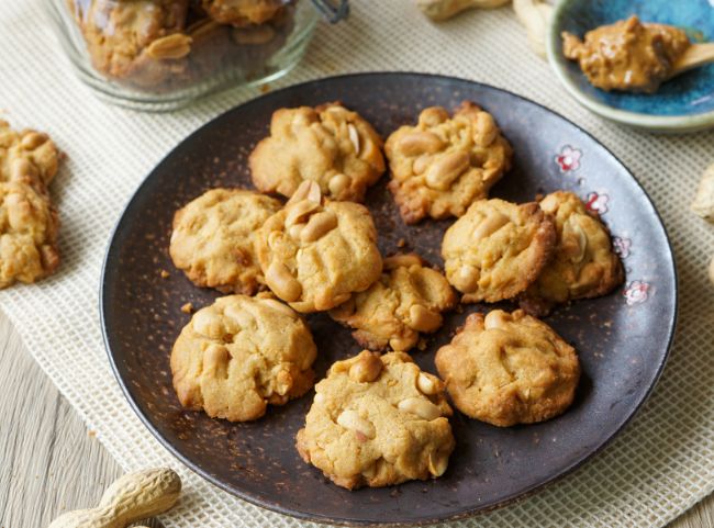 Erdnussbutter Cookies