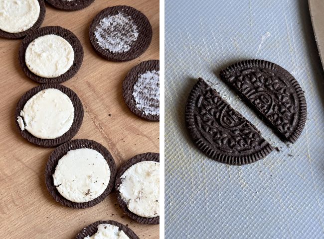 Eulenmuffins Oreo-Kekse teilen