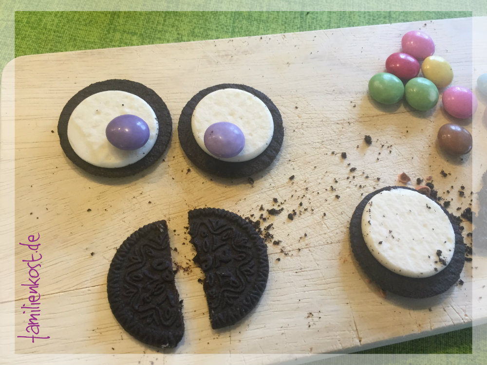 Eulenmuffins Schokomuffins als Grundlage für süße Eulen