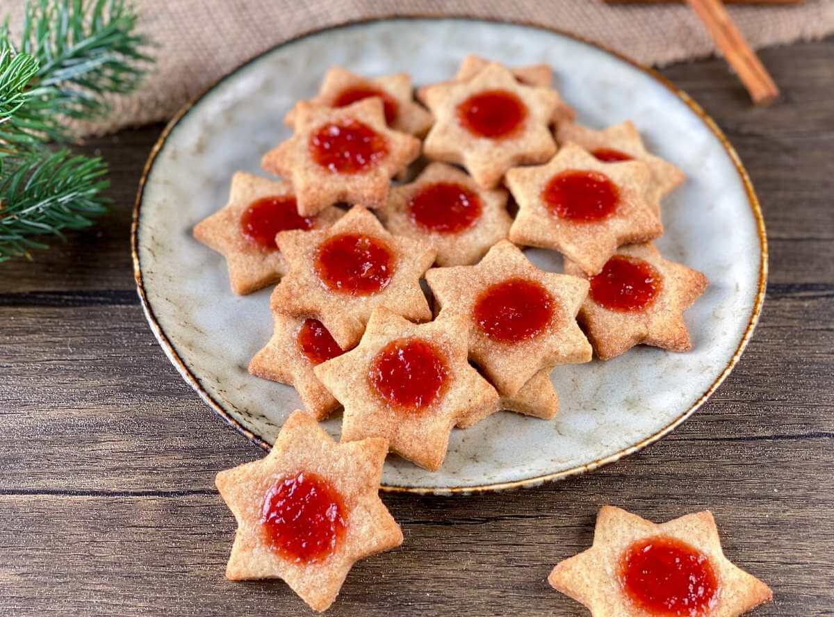 Schnelle Plätzchen ohne Zuckerguss: falsche Zimtsterne