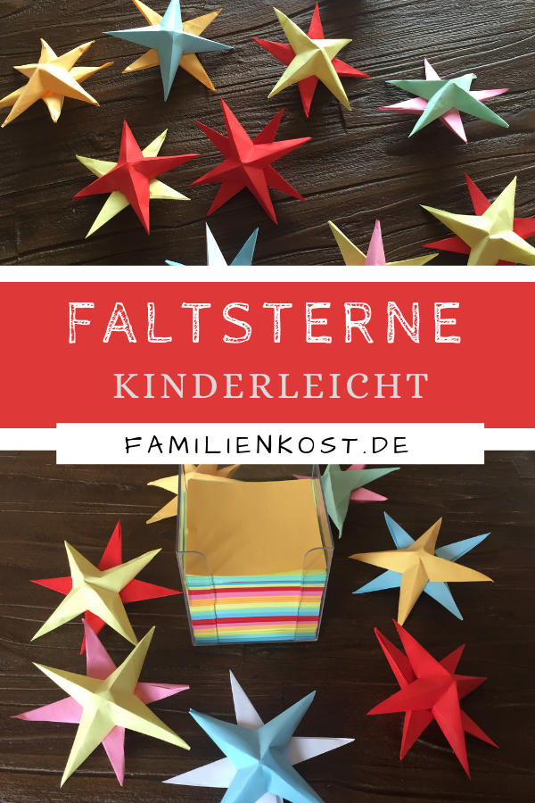 Stern bild: Einfache Sterne Basteln Mit Kindern Anleitung