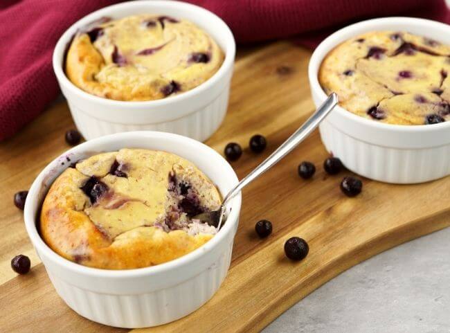 Low Carb Quarkauflauf mit Puddingpulver Low Carb Quarkauflauf mit Puddingpulver