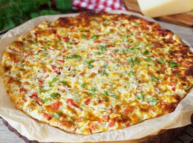 Low Carb Schüttelpizza