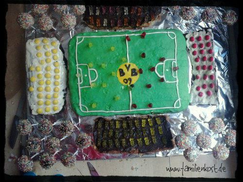 Fussballtorte selber backen