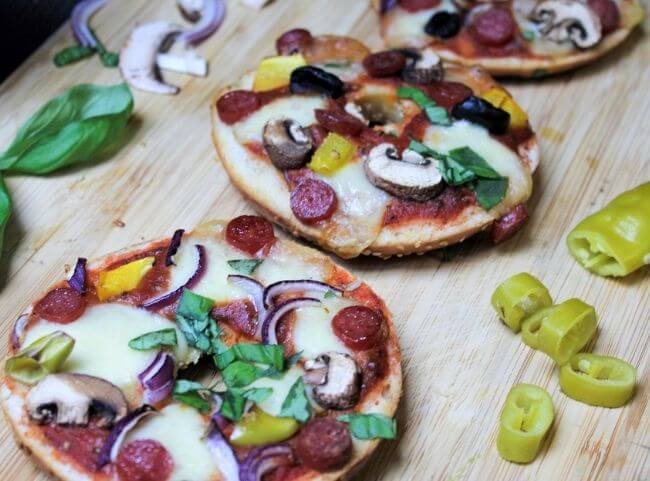Mini-Pizza vom Grill Mini-Pizza vom Grill