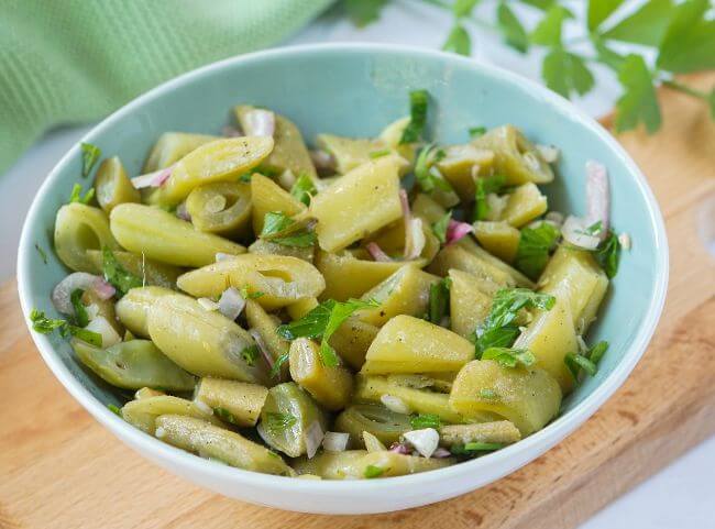 Omas Grüner Bohnensalat