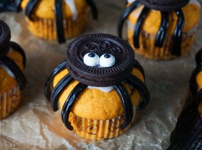 Kürbismuffins als Halloween Muffins 