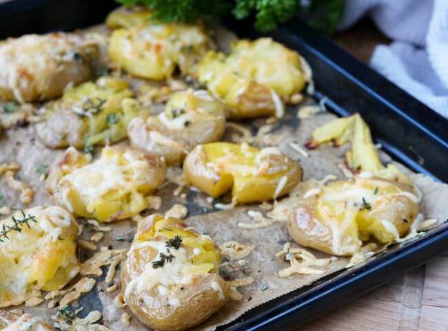 Quetschkartoffeln | Smashed Potatoes Quetschkartoffeln | Smashed Potatoes