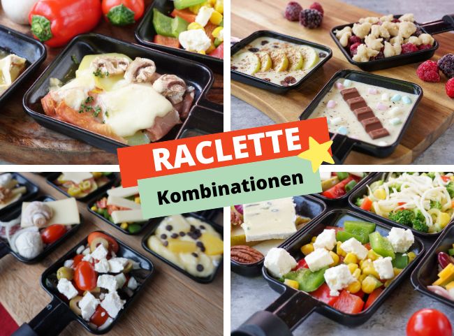 Raclette - Zutatenliste & Kombinationen