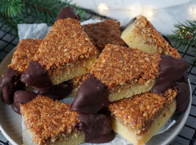 Nussecken selber machen - Rezept von Oma