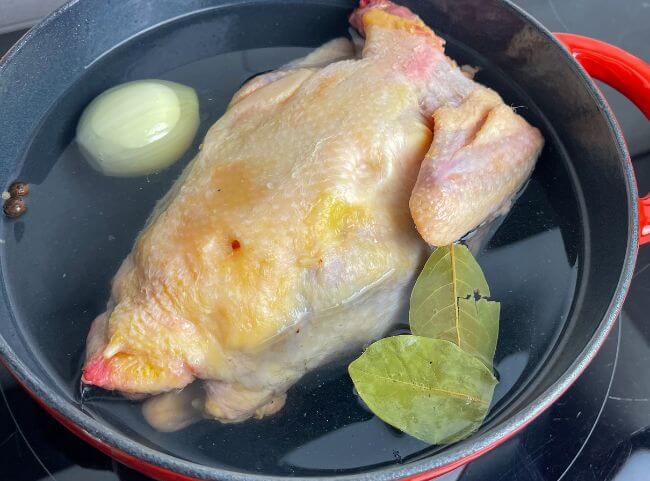 Suppenhuhn kochen