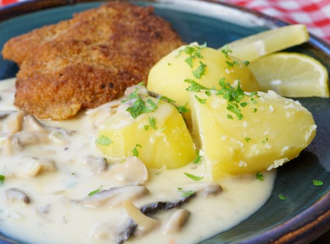 Champignon Rahm Soße - einfaches und schnelles Rezept