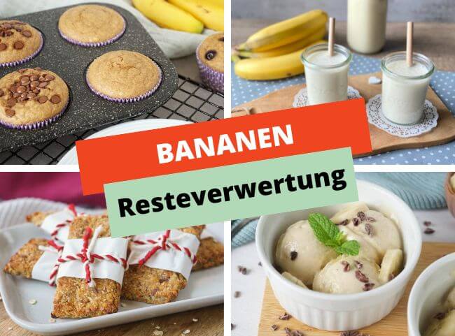 Resteverwertung von reifen Bananen