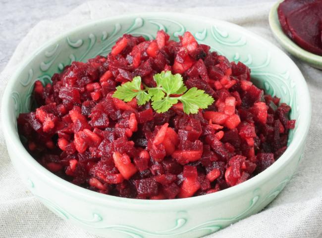 Rote Bete Salat mit Apfel