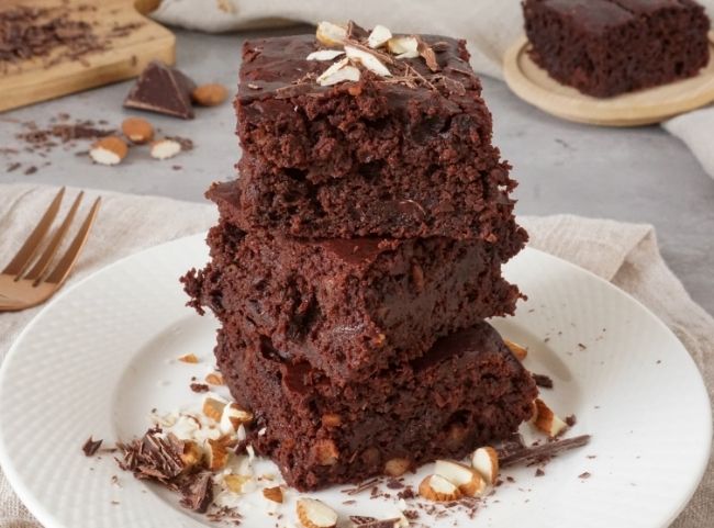 Schoko Brownies Rezept mit Kidneybohnen