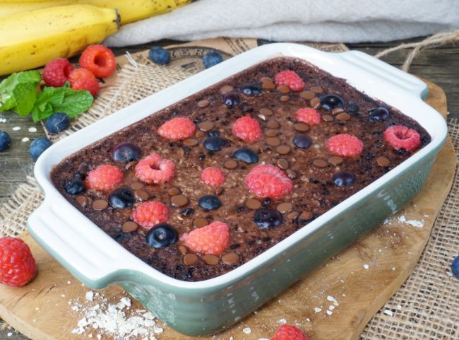 Baked Oats Rezept