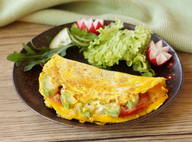 Reispapier-Omelette