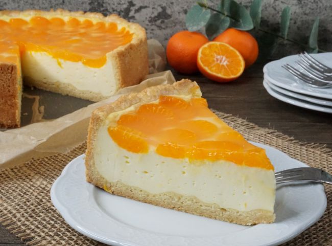 Mandarinen-Schmand Kuchen