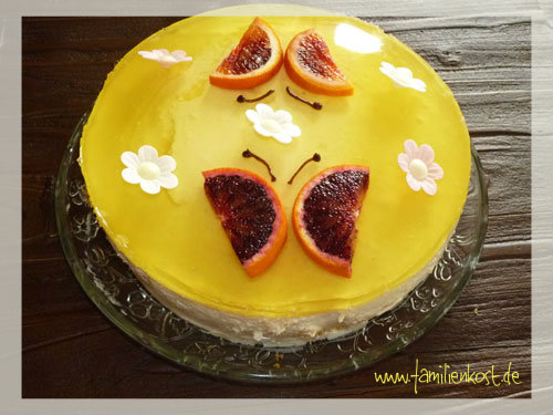 Leichte Zitronen-Joghurt-Torte