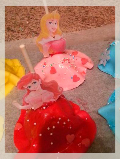 Prinzessin Cake Pops als Kuchen für den Kindergeburtstag