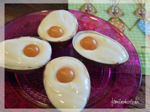 Spiegel-Ei Dessert zu Ostern