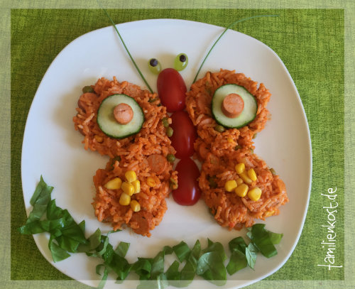Reispfanne mit Gemüse Reispfanne mit Gemüse