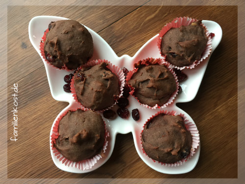 Süßkartoffel-Schoko-Muffins ohne Zucker