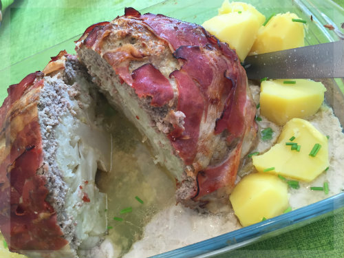 Blumenkohlbombe - Low Carb Rezept
