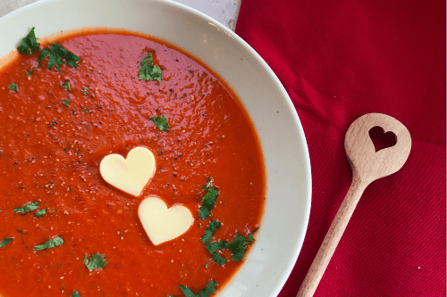 Schnelle Low Carb Tomatensuppe