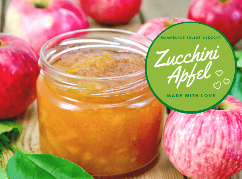 Zucchini-Apfel-Marmelade