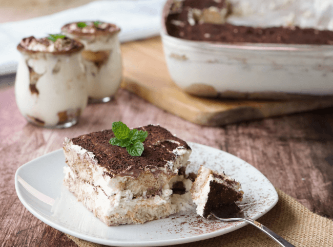 Tiramisu ohne Ei und ohne Alkohol