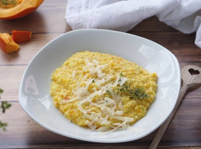 Kürbisrisotto für Kinder und Familie