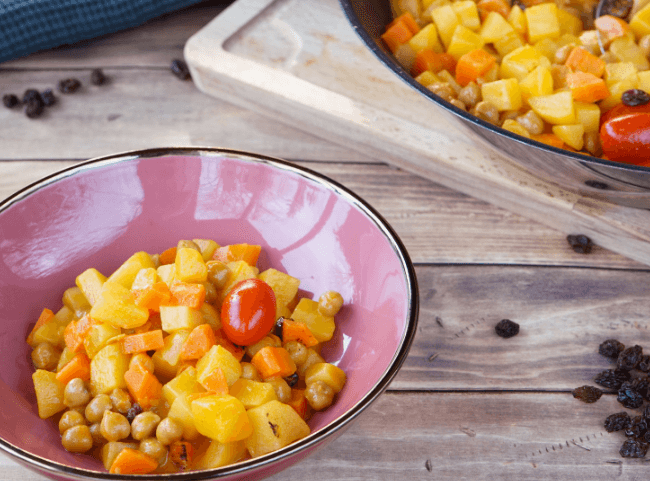 Kichererbsentopf - Veganes Rezept für Kinder und Familie