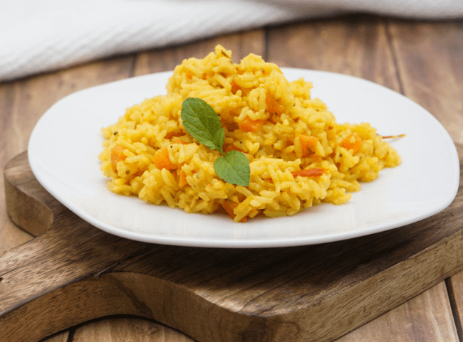 Golden Risotto - einfache Kurkuma-Reispfanne