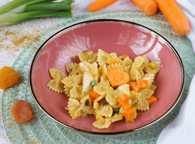 One Pot Pasta Hähnchen-Aprikose