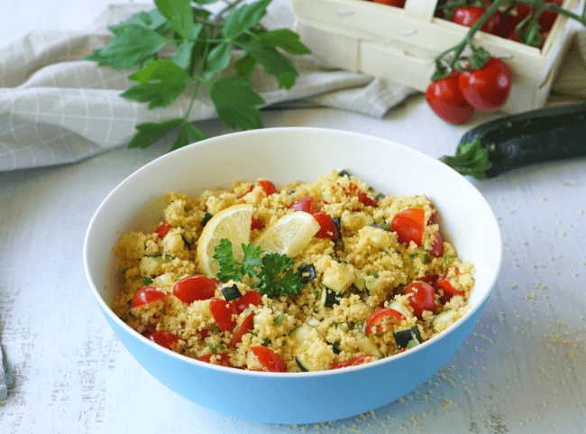 Couscous Salat mit Gemüse Couscous Salat mit Gemüse