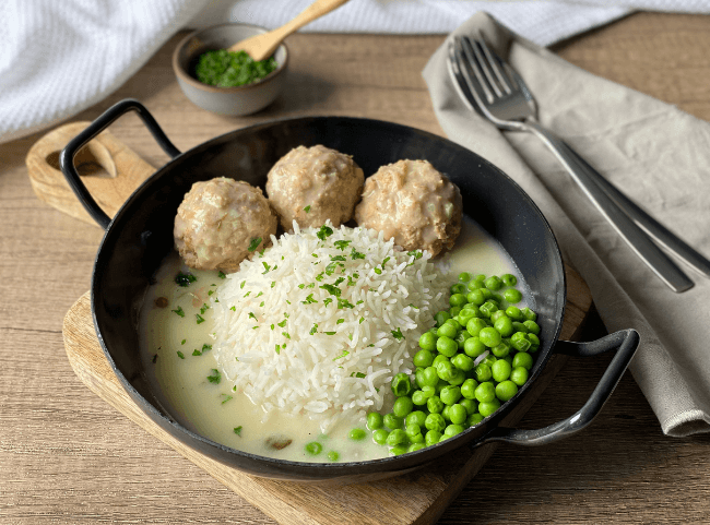 Königsberger Klopse mit Reis Königsberger Klopse mit Reis