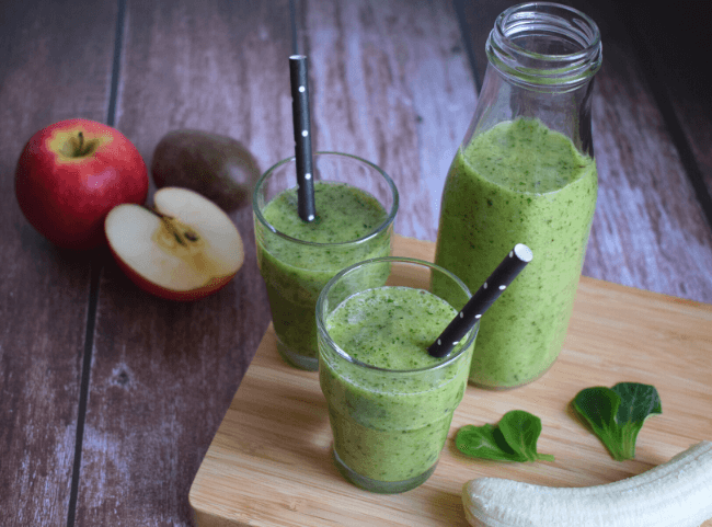 Grüner Apfel-Bananen-Smoothie Grüner Apfel-Bananen-Smoothie