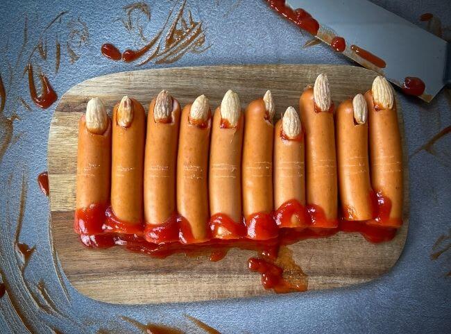 Abgehackte Finger alias Würstchen: Halloween Rezept