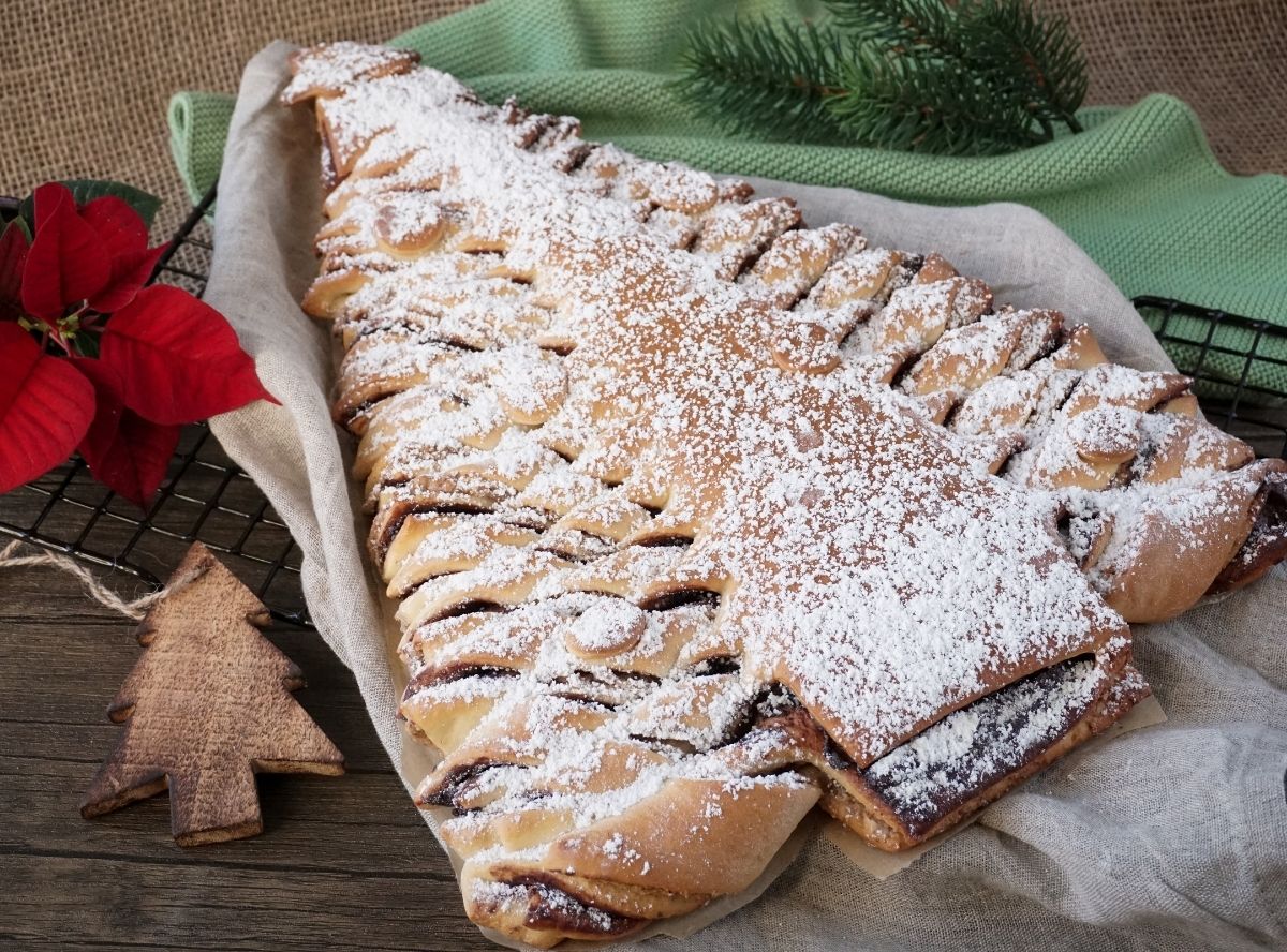 Weihnachtsbaum aus Hefeteig: Rezept und Anleitung Thermomix