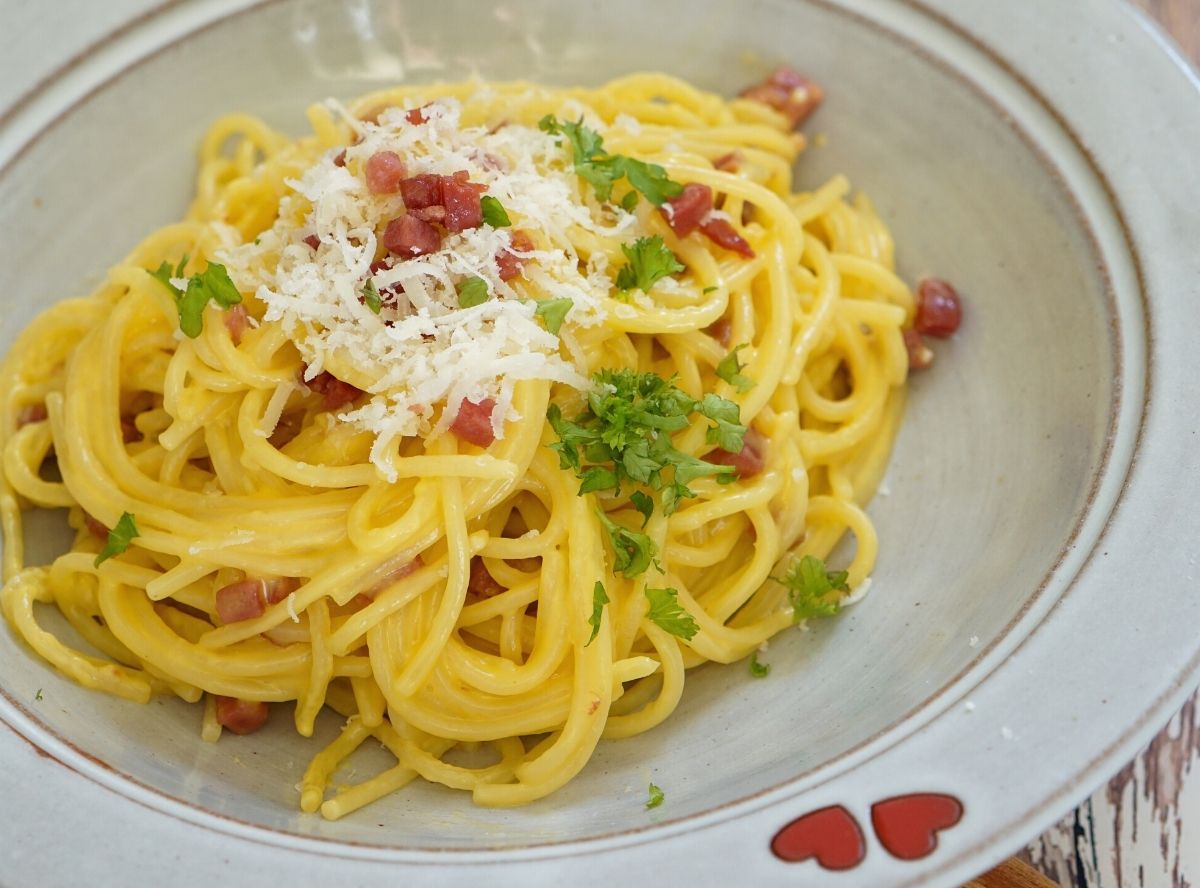 Spaghetti Carbonara Rezept für die ganze Familie