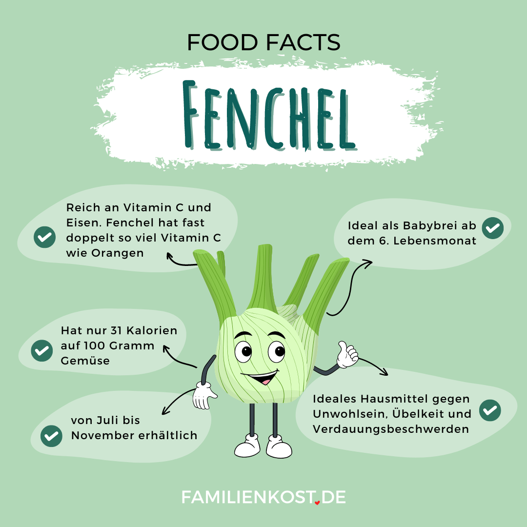 Fenchel sind gesund für Kinder