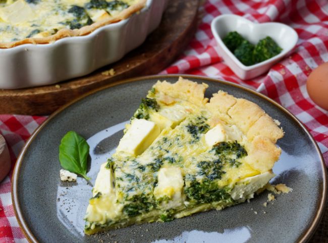 Feta Spinat Quiche