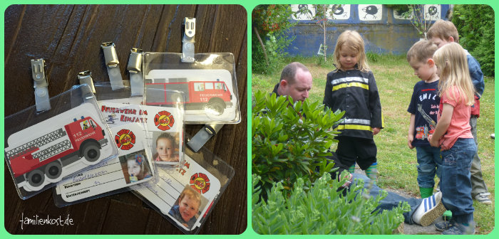 Mitgebsel Kindergeburtstag Feuerwehr Ausweise Feuerwehrparty Kindergeburtstag