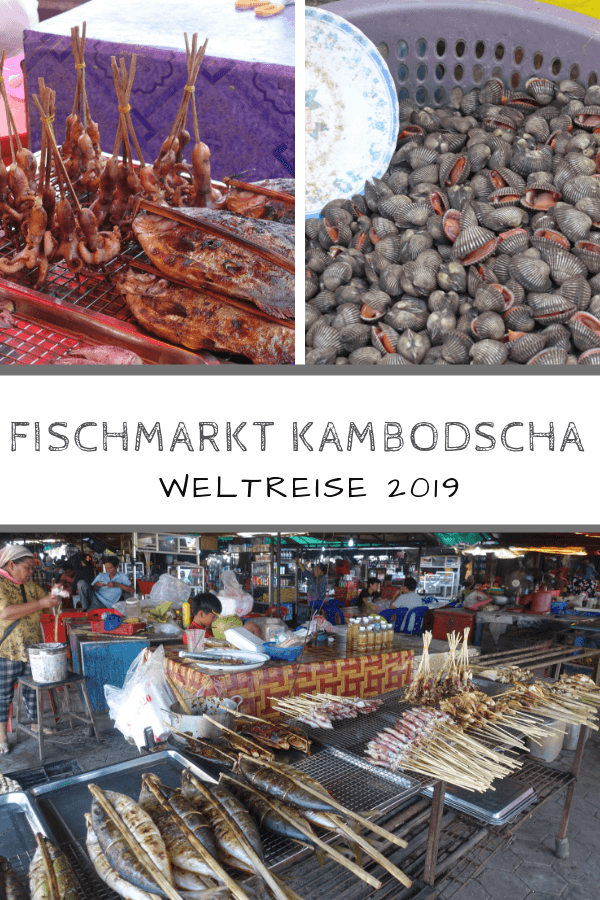 Kambodscha Fischmarkt Kambodscha Fischmarkt